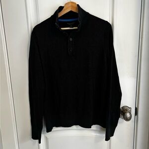 Banana Republic Men's Dark Gray Sweater  Cotton/Cashmere